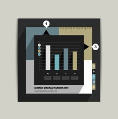 Square infographic diagram