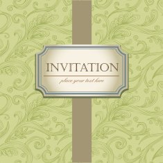 Template frame design for Invitation