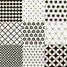 Set of seamless geometric patterns N20