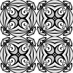 Seamless Vintage Lace Pattern (Vector) N25