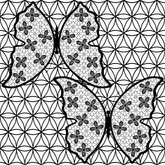 Openwork seamless pattern