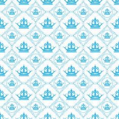 Seamless pattern Vector Blue