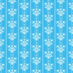 Seamless pattern Vector Blue N3