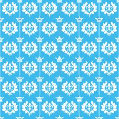 Seamless pattern Vector Blue N5