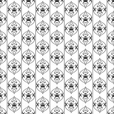 Seamless pattern Vector Vintage N3