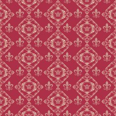 Seamless pattern Vector Vintage N6