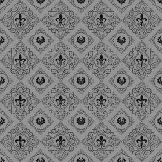 Seamless pattern Vector Retro N9