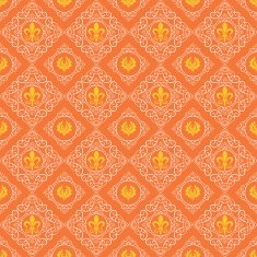 Seamless pattern Vector Retro N12