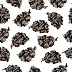 Bows abstract seamless pattern