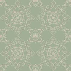 Seamless Retro Wallpaper N35