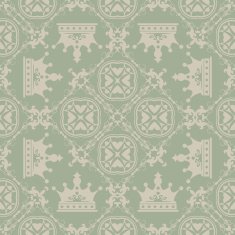 Seamless Retro Wallpaper N38