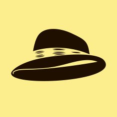 bowler hat vector illustration