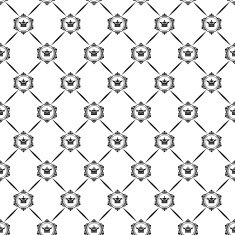 Seamless damask wallpaper N36