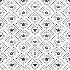 Seamless damask wallpaper N38
