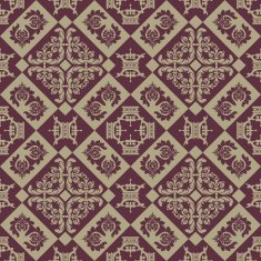 Seamless floral wallpaper N25