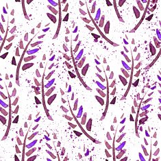 Watercolor floral seamless pattern N29