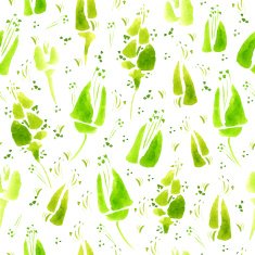 Watercolor floral seamless pattern N34