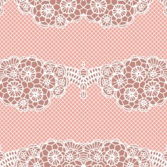 Lace seamless pattern with flowers N71