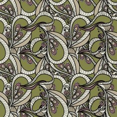 decorative pattern of the plant and abstract elements N4