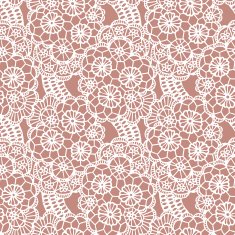 Lace seamless pattern with flowers N74
