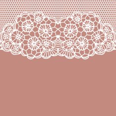 Vintage lace invitation card N17