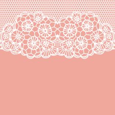 Vintage lace invitation card N18