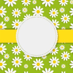 Flora Daisyl Design Vector Illustartion N7