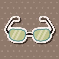 glasses theme elements vector eps N28