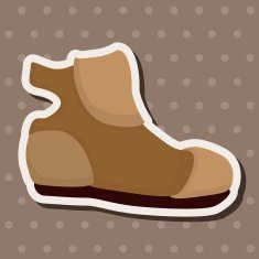 shoe style theme elements vector eps N47