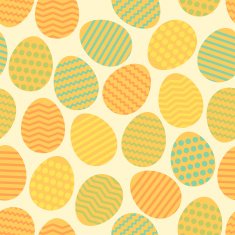 Seamless easter egg spring colorful pattern N4
