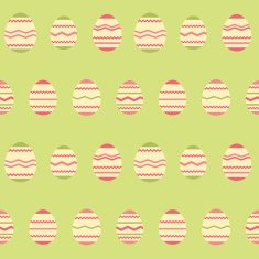 Seamless easter egg spring green pattern