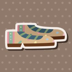 shoe style theme elements vector eps N51