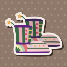 shoe style theme elements vector eps N54