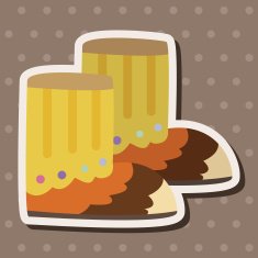 shoe style theme elements vector eps N57