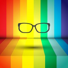 glasses vector icon