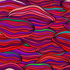 Abstract seamless background consisting of colorful geometric shapes N3