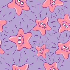 Stars sea and heavenly Abstract seamless