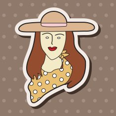 paris woman theme elements vector eps N5