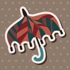 Umbrella theme elemets vector eps N68