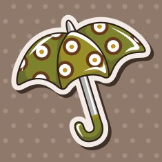 Umbrella theme elements vector eps N120