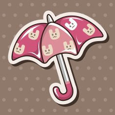 Umbrella theme elements vector eps N122