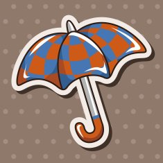Umbrella theme elements vector eps N129