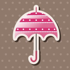 Umbrella theme elements vector eps N132