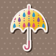 Umbrella theme elements vector eps N137