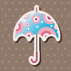Umbrella theme elements vector eps N138