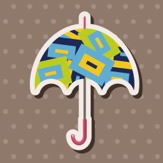 Umbrella theme elements vector eps N142