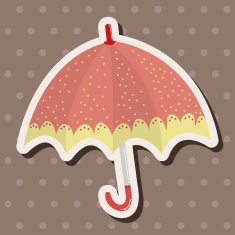 Umbrella theme elemets vector eps N81
