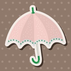 Umbrella theme elemets vector eps N83