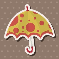Umbrella theme elemets vector eps N84