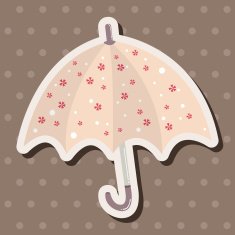 Umbrella theme elemets vector eps N86